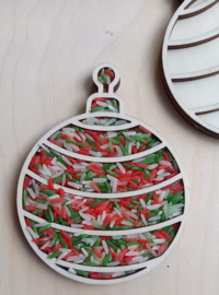 Vulvorm Kerstbal