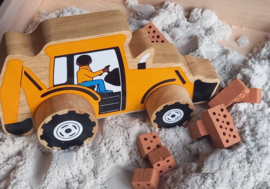 Houten Graafmachine Lanka, 14,5 cm