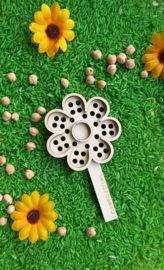 Houten zeefje Bloem