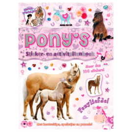 Rebo Productions Stickerboek Pony's Dierenvriendjes