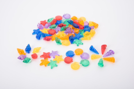 Tickit Doorschijnende Gekleurde Schelpen 24 st. Rainbow