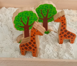 Houten Giraffe Lanka