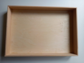 Houten Speelbak / Sensopatische Speelbak Laag 50x35x6,3 cm