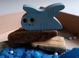 Kinetic Sand Kinetisch Speelzand Blauw, 900 gr.