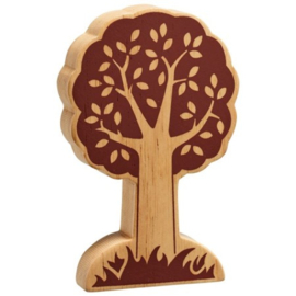 Houten Herfst Boom Bruin Lanka, 13 cm