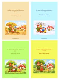 PDF Kabouters – Complete jaarbundel (Herfst, Winter, Lente, Zomer)