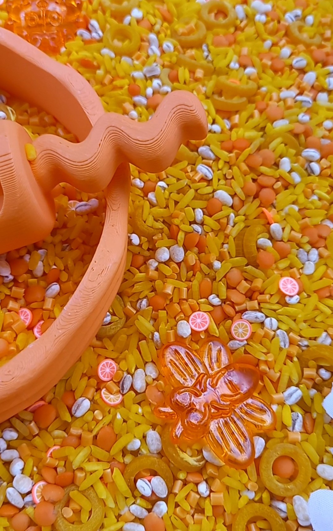 Tickit Doorschijnende Oranje Insecten 8 st.