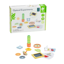 Classic World Optische Experimenten Houten Speelset, 16dlg