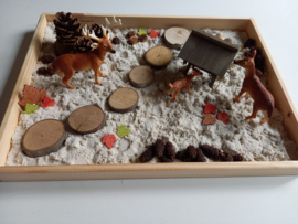 Houten Speelbak / Houten Playtray  39,5x29,5x3,3 cm