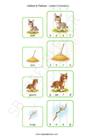 PDF Hakken en Plakken - Lente (4 klanken)