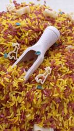 Speelrijst Girafjes Mix 300 gr.