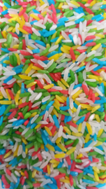 Speelrijst Kleurenmix 300 gr.