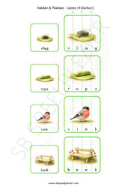 PDF Hakken en Plakken - Lente (4 klanken)