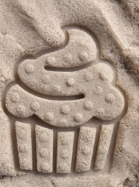 Houten zeefje Cupcake