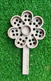 Houten zeefje Bloem