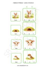 PDF Hakken en Plakken - Lente (3 klanken)