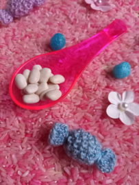 Speelrijst Roze 250 gr.