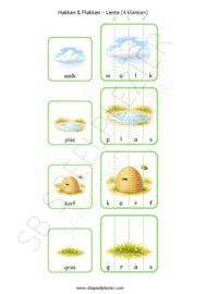 PDF Hakken en Plakken - Lente (4 klanken)