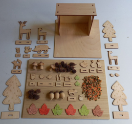 Complete Sensopatische SuperSpeelset Dieren in het Bos