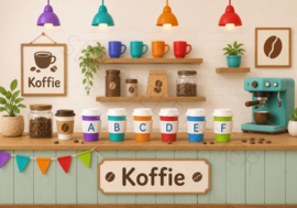 Learning Resources - Alphabet Coffee Cups