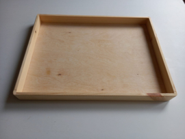 Houten Speelbak / Houten Playtray  39,5x29,5x3,3 cm