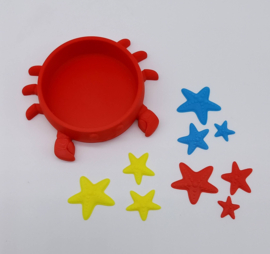 Krab Speelbakje met zeesterren