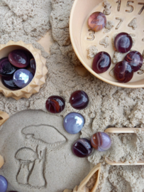 Glasstenen Purple Mix 20 st.