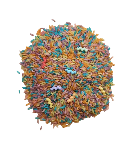 Grennn 'Wave' Speelrijst Pastel 750 gr.