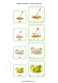 PDF Hakken en Plakken - Lente (4 klanken)