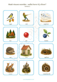 PDF Maak nieuwe woorden - Samenstellingen 72 kaartjes Herfst (Najaar)