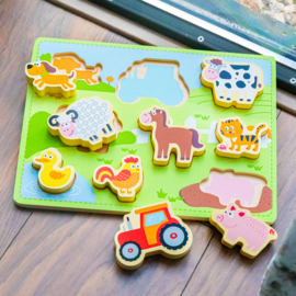 Chunky Farm Houten Puzzel