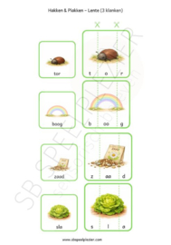 PDF Hakken en Plakken - Lente (3 klanken)