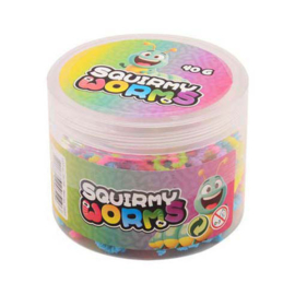 Squirmy Regenboog Wormen in Pot