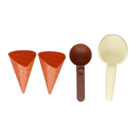 Zand IJsjes set, 4 delig