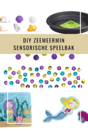 DIY Zeemeermin Sensorische Playtray