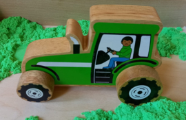 Houten Tractor Lanka, 14,5 cm