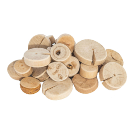 Houtschijfjes 100 gr.