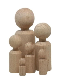 Pegdoll Familie Kegelpoppetjes