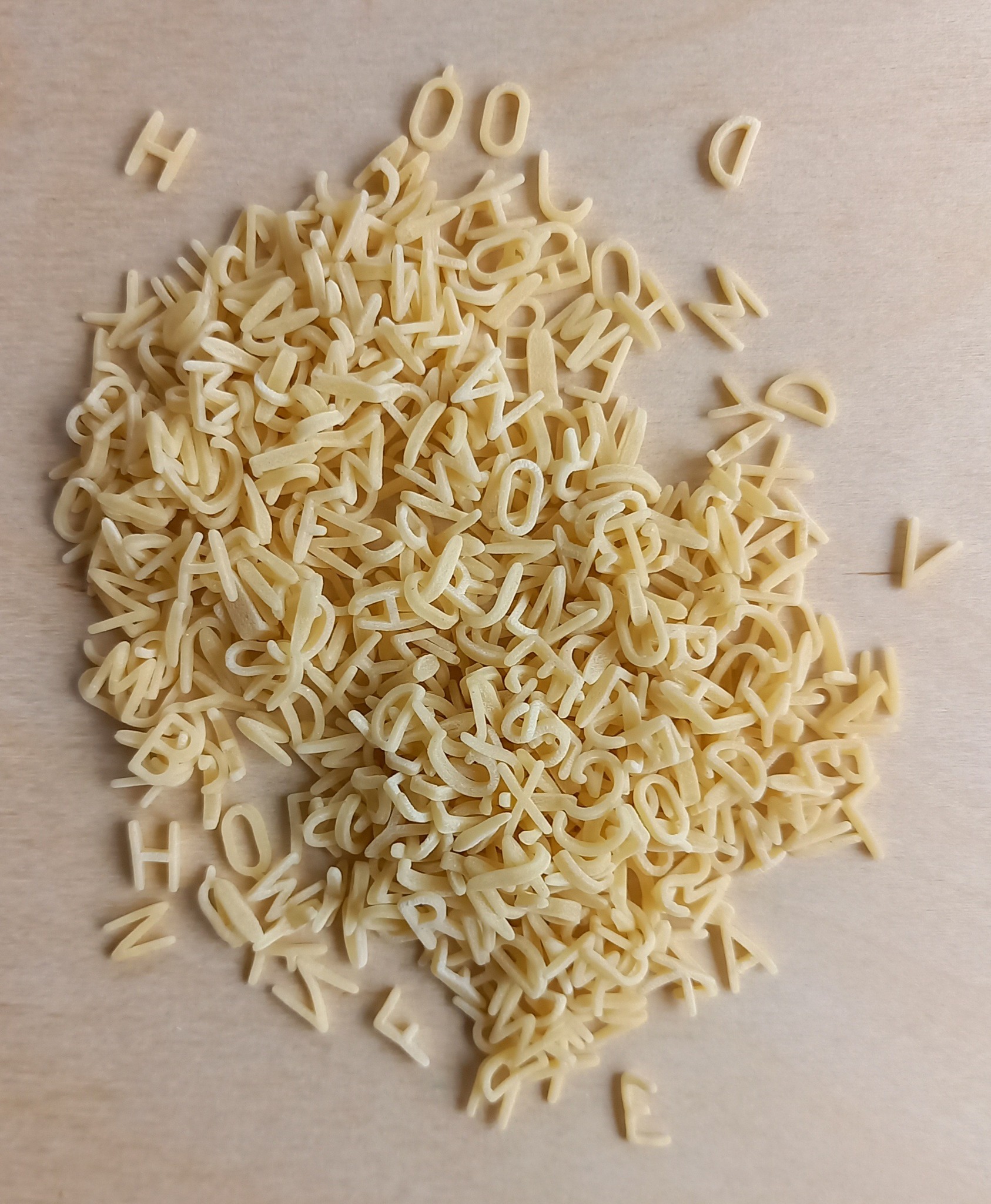 Pasta Letters