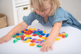 Tickit Doorschijnende Gekleurde Schelpen 24 st. Rainbow