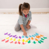 Tickit SiliShapes Mensfiguren 6 st. Rainbow