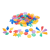 Tickit Doorschijnende Gekleurde Schelpen 24 st. Rainbow