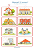 PDF Waar wil jij wonen? – Puzzelkaartjes met woonvormen (bij thema Bij mij thuis)
