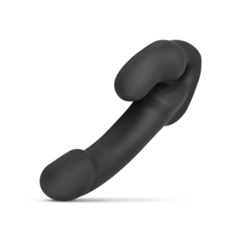 No-Parts - Morgan Strapless Strapon Dildo 22 cm - Zwart