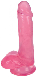 Lollicock - Dildo Slim Stick With Balls - Cherry Ice - 15.8 cm