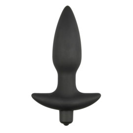 Vibrerende buttplug - zwart