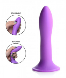 Squeeze-It Siliconen Dildo - Paars