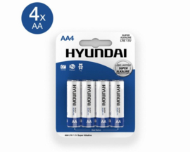 Super Alkaline AA-Batterijen - 4 Stuks