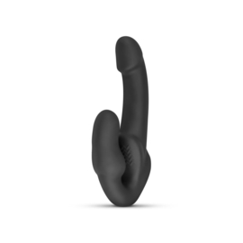 No-Parts - Morgan Strapless Strapon Dildo 22 cm - Zwart