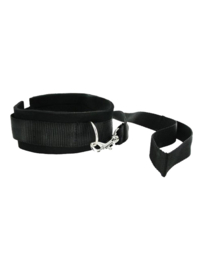 Riem en Halsband set - Zwart